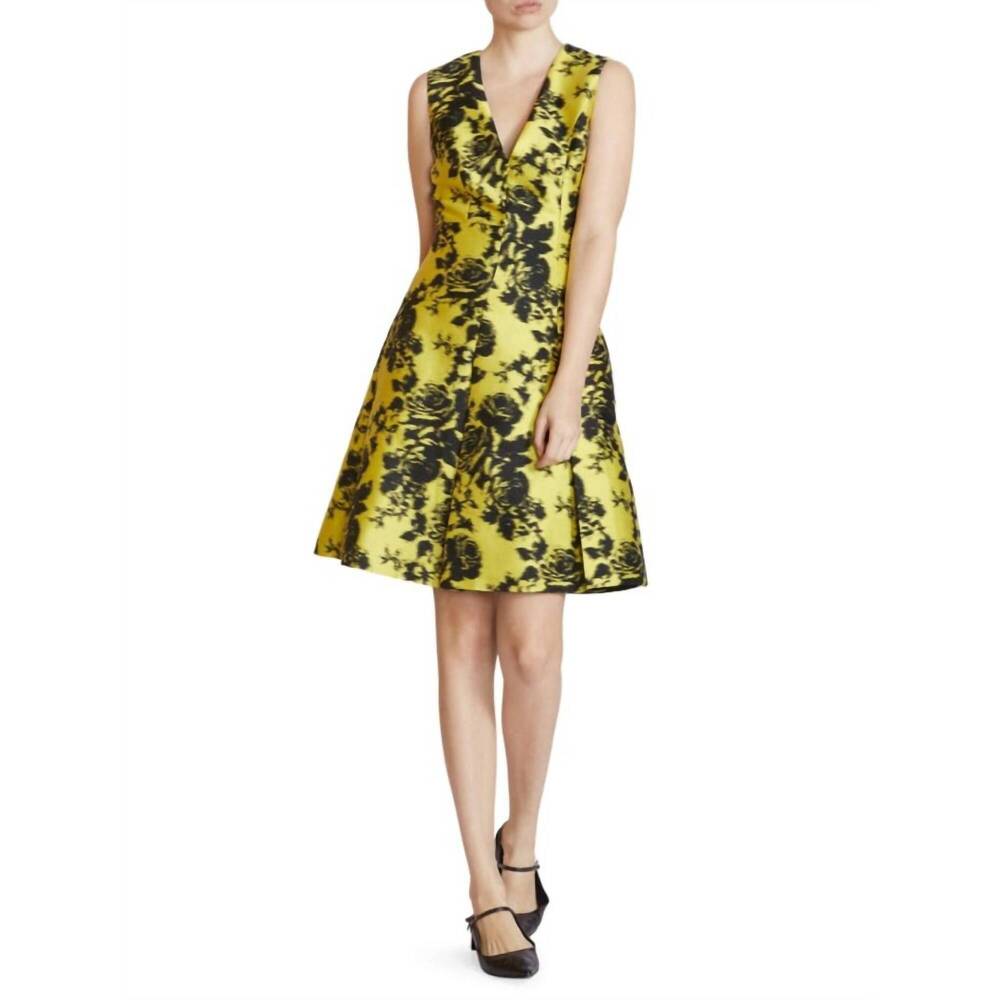 NEW ERDEM yoko dress in yellow